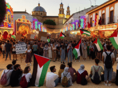 Manifestación con banderas palestinas durante las Ferias de San Mateo en Talavera: todo lo que debes saber