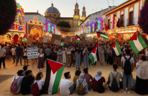 Manifestación con banderas palestinas durante las Ferias de San Mateo en Talavera: todo lo que debes saber