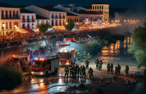 Detenido un hombre por su presunta implicación en un incendio junto al río Tajo durante las fiestas de San Mateo en Talavera