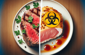 Por qué es seguro comer carne de res poco hecha pero nunca pollo crudo: lo que debes saber