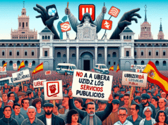 Izquierda Unida expresa su rechazo hacia la uberización de los servicios públicos en España