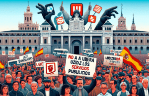 Izquierda Unida expresa su rechazo hacia la uberización de los servicios públicos en España