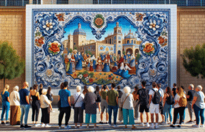 Descubre el nuevo mural cerámico de Talavera: arte tradicional y patrimonio en el corazón de la ciudad