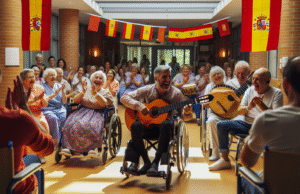 La Parranda Castellana lleva alegría y música tradicional al Hospital Nacional de Parapléjicos de Toledo