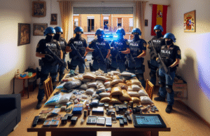 Operativo policial desmantela un activo punto de venta de drogas en Talavera de la Reina