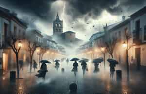 Alerta meteorológica en España: lluvias intensas, fuertes vientos y bruscos descensos de temperatura