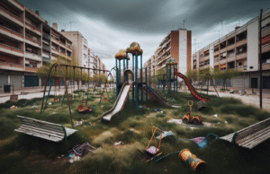 Estado actual de los parques infantiles en Talavera preocupa a vecinos y familias