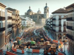 Avances en las obras de renovación urbana en Ronda del Cañillo y Plaza San Jerónimo en Talavera
