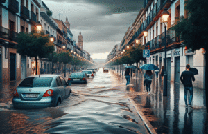 Lluvias intensas en Talavera la semana pasada provocan inundaciones y complicaciones en el tráfico