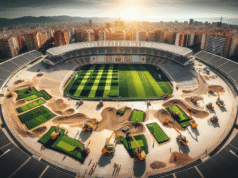 Transformación del césped en El Prado de Talavera: así se renueva el emblemático estadio