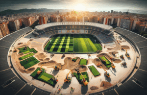 Transformación del césped en El Prado de Talavera: así se renueva el emblemático estadio