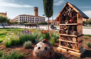 Hoteles para insectos en Talavera: una innovadora iniciativa ecológica para proteger la biodiversidad urbana