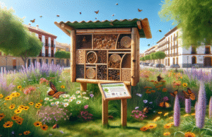 Talavera impulsa la biodiversidad urbana con hoteles para insectos: una innovadora iniciativa ecológica