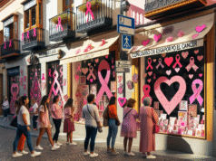 Talavera se vuelca con la lucha contra el cáncer en el I Concurso de Escaparates Solidarios