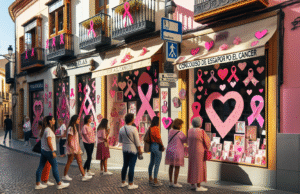 Talavera se vuelca con la lucha contra el cáncer en el I Concurso de Escaparates Solidarios