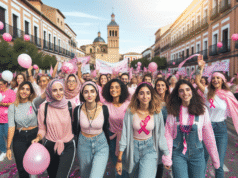 Desfile solidario en Talavera contra el cáncer de mama celebra la alegría de vivir y la esperanza