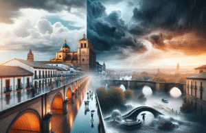 Pronóstico del tiempo en Talavera: días tranquilos y lluvias intensas esta semana