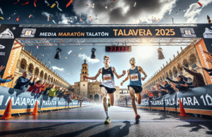 Pedro Javier Vega y Cristina Giurcanu se coronan campeones de la Media Maratón de Talavera 2025