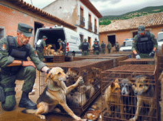 Autoridades intervienen refugio ilegal con 472 animales en condiciones precarias en Toledo