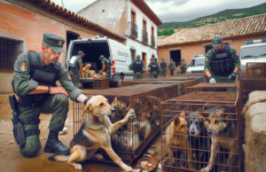 Autoridades intervienen refugio ilegal con 472 animales en condiciones precarias en Toledo