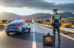 Conductor investigado por la Guardia Civil tras ser detectado a 191 km/h en una carretera secundaria de Toledo