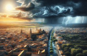 Pronóstico del tiempo en Talavera: combinación de sol, nubes, lluvias intensas y posibles tormentas