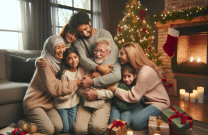 Reencuentro navideño conmueve a una familia tras años de separación en Talavera