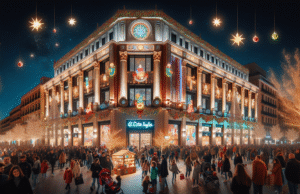 Así se vivió el encendido navideño en El Corte Inglés de Talavera 2023: luces, actividades y ambiente festivo