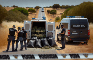 Detenidas dos personas en Talavera por transportar 124 plantas de marihuana en una furgoneta