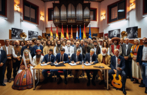Talavera impulsa la cultura local con un nuevo convenio con federaciones de folclore y bandas de música