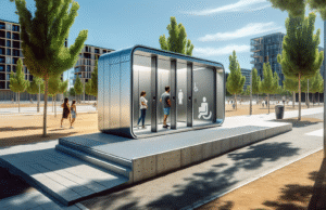 Talavera instala nuevos baños públicos autolimpiables y accesibles para mejorar la comodidad urbana