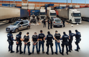 Cómo la policía desmanteló una banda criminal dedicada al robo de camiones en España