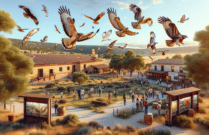 Descubre la experiencia única de volar con aves rapaces en el CERI de Sevilleja de la Jara