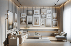 Descubre cómo los rieles para colgar cuadros transforman tus espacios con estilo y funcionalidad