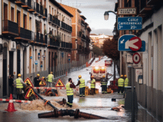 Fuga de Agua en la Calle Carnicerías de Talavera: Rotura de Tubería Provoca Incidencia en el Suministro