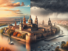 Pronóstico del tiempo en Talavera: calma a mitad de semana y lluvias intensas el viernes