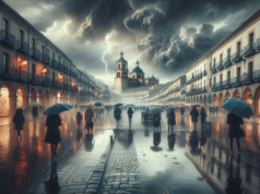 Tiempo en Talavera en diciembre: llegan lluvias intensas, tormentas y una bajada de temperaturas