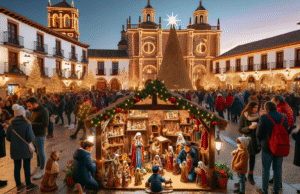 Talavera da la bienvenida a la Navidad con la inauguración de su Pueblo de Belén y chocolate gratis para los asistentes