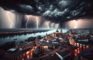 Lluvias intensas y tormentas eléctricas previstas en Talavera este fin de semana