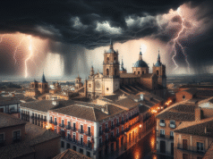 Fenómeno meteorológico este fin de semana en Talavera: intensas lluvias y cielos tormentosos sábado y domingo