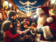 Papá Noel en Talavera de la Reina: una visita mágica llena de ilusión y sonrisas infantiles