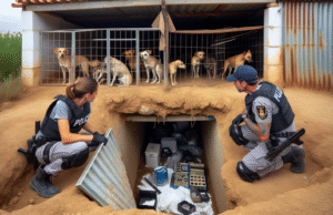 Descubren laboratorio de cocaína oculto bajo una perrera en Talavera de la Reina