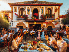 Gloria Bendita llena de ritmo flamenco El Tinglao del Casco en Talavera con su tardeo musical