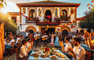 Gloria Bendita llena de ritmo flamenco El Tinglao del Casco en Talavera con su tardeo musical