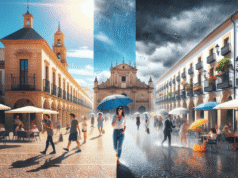Cambio drástico del clima en Talavera: prepárate para la lluvia en menos de 24 horas