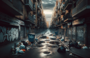 Problemas de limpieza y seguridad en la Calle de La Paralela de Talavera de la Reina: una situación diaria que preocupa a los vecinos