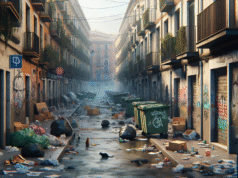 Problemas diarios de limpieza en la Calle de La Paralela en Talavera de la Reina: una situación que preocupa a los vecinos
