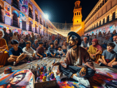 El Chamelo inaugura 2026 en El Tinglao del Casco con su arte urbano en Talavera de la Reina