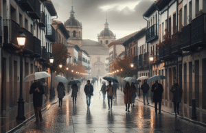 Pronóstico del tiempo en Talavera: inicio de semana con lluvias intensas y descenso de temperaturas