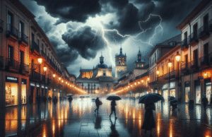 Pronóstico del tiempo en Talavera: lluvias y tormentas hasta el viernes según la AEMET